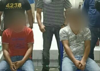 Tabrak Tempat Dagangan dan Aniaya Korban, 2 Pria Diamankan Tim Opsnal Polres Tomohon