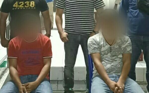 Tabrak Tempat Dagangan dan Aniaya Korban, 2 Pria Diamankan Tim Opsnal Polres Tomohon