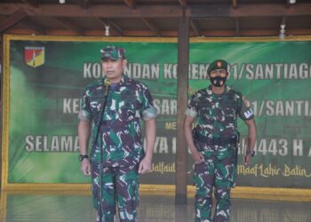 Apel Cuti Lebaran, Kasipers Kasrem 131/Santiago: Jaga Nama Baik dan Kehormatan Satuan