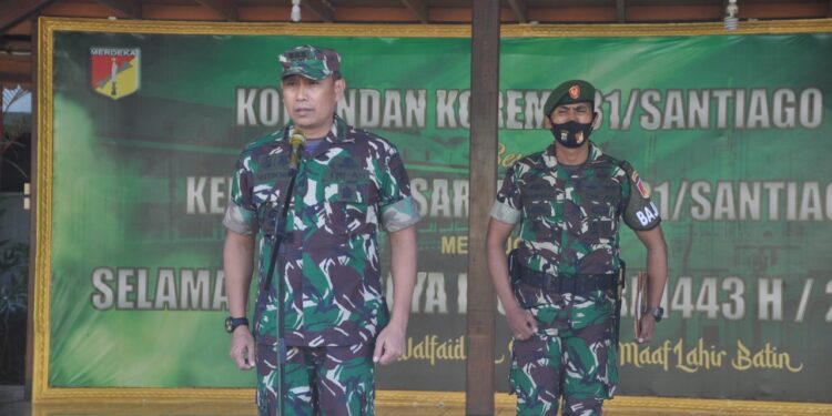Apel Cuti Lebaran, Kasipers Kasrem 131/Santiago: Jaga Nama Baik dan Kehormatan Satuan