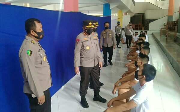Kapolda Sulut Pantau Proses Rikkes Tahap I Penerimaan Taruna Akpol TA 2022