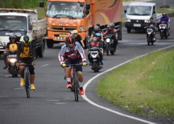 Jaga Kebugaran, Danrem dan PJU Korem 131/Stg Fun Bike ke Koramil Airmadidi