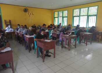 254 Calon Anggota BPD di Boltim Ikut Tes Tertulis