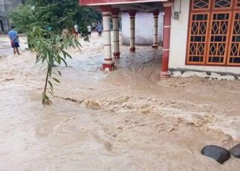 Kembali Dilanda Banjir, Warga Desa Motongkad Utara Tagih Realisasi BWSS I Perbaiki Tanggul