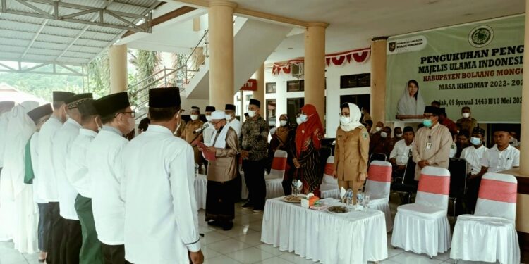 Bupati Hadiri Pengukuhan Pengurus MUI Kabupaten Bolmong Masa Khidmat 2022-2027