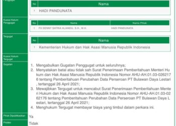 Terkait Claim PT IPI, Piet: Akta Tersebut Tidak Sesuai Perundang Undangan