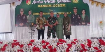 Bupati Sachrul Hadiri Pisah Sambut Dandim 1303 Bolmong