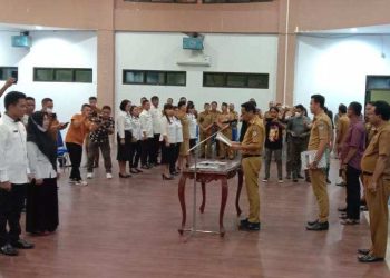 Bupati Sachrul Lantik Sejumlah Pengawas dan Kepsek, Ini Nama-namanya