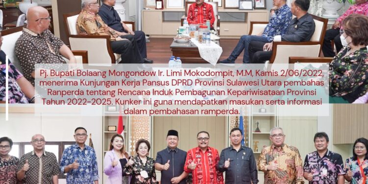 Bahas Pariwisata Sulut, Limi Mokodompit Sambut Kunker DPRD Provinsi