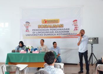 Bawaslu Sulut Gelar Sosialisasi Pendidikan Pengawasan di Kampus UDK Kotamobagu