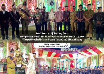 Tatong Bara Hadiri Pembukaan MTQ ke 29 Tingkat Sulut