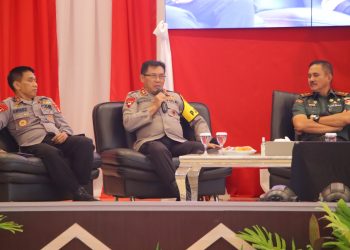 Hadiri Acara Bakudapa Deng Komponen Bangsa di Kodam XIII/Merdeka, Kapolda Sulut Paparkan Situasi Kamtibmas