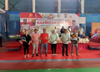 Wali Kota Lepas Fun Bike dan Buka Kegiatan Open Turnamen Badminton Kapolres CUP