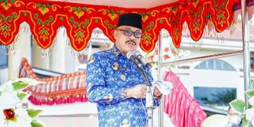 Bupati Limi Mokodompit Pimpin Apel Korpri dan Hari Lingkungan Hidup