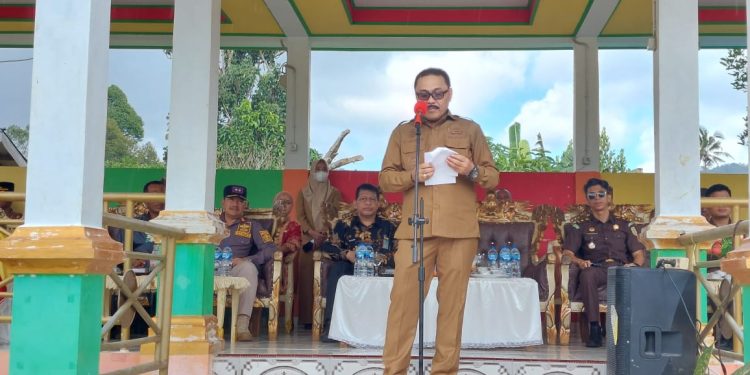 Bupati Bolmong Hadiri Pengukuhan Desa Bersinar di Kecamatan Lolayan