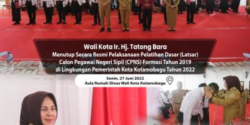 Tutup Latsar CPNS 2019, Wali Kota Ingatkan Tidak Boleh Pindah Selama 10 Tahun