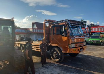 Lewat Putusan Pengadilan, Kejari Kotamobagu Kembali Sita Truk Tronton Milik SW