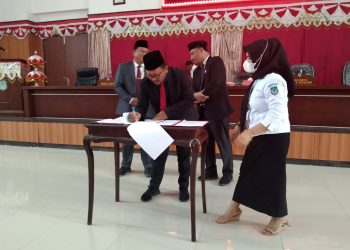 DPRD Bolsel Gelar Rapat Paripurna Penetapan Ranperda Pertanggungjawaban Pelaksanaan APBD 2022