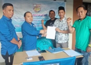 Musda KNPI Boltim, Rusmin Ambil Formulir Pendaftaran