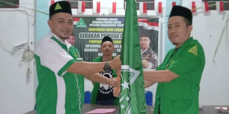 Terpilih Aklamasi, Mutahir Mamonto Pimpin GP Ansor Modayag Barat