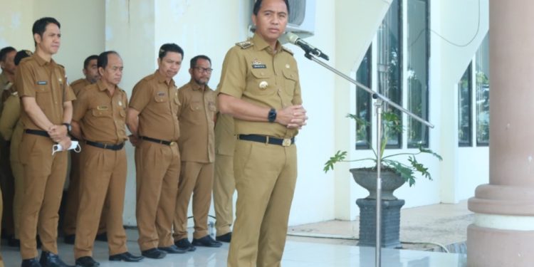 Pimpin Apel Kerja Rutin, Bupati Sachrul Tekankan Kedisiplinan ASN