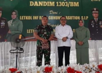Bupati Limi Mokodompit Hadiri Pisah Sambut Dandim 1303/Bolmong