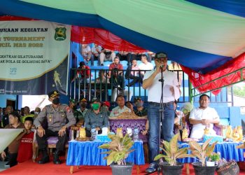 Diikuti se-BMR, Limi Mokodompit Buka Open Tournament Kancil Mas 2022