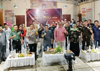 Bupati Limi Hadiri Peluncuran Tahapan Pemilu 2024 Secara Virtual