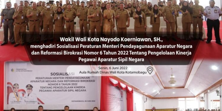 Pemerintah Kotamobagu Sosialisasikan Peraturan Menpan-RB