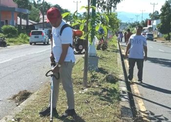 Sekda Pimpin ASN Bolmong Kerja Bakti di Jalur Dua Ibu Kota Lolak