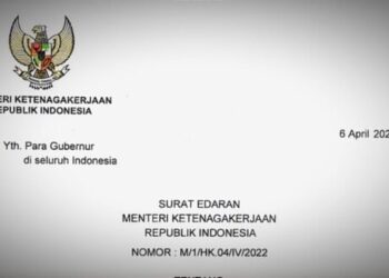 Surat Edaran Pembayaran THR Mulai Disosialisasikan