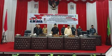 DPRD Kotamobagu Gelar Paripurna Penyampaian Ranperda Pertanggung Jawaban Pelaksanaan APBD 2021