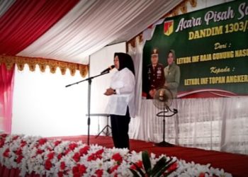 Wali Kota Kotamobagu Hadiri Pisah Sambut Dandim 1303/Bolmong