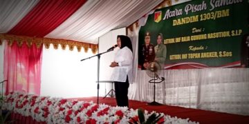 Wali Kota Kotamobagu Hadiri Pisah Sambut Dandim 1303/Bolmong