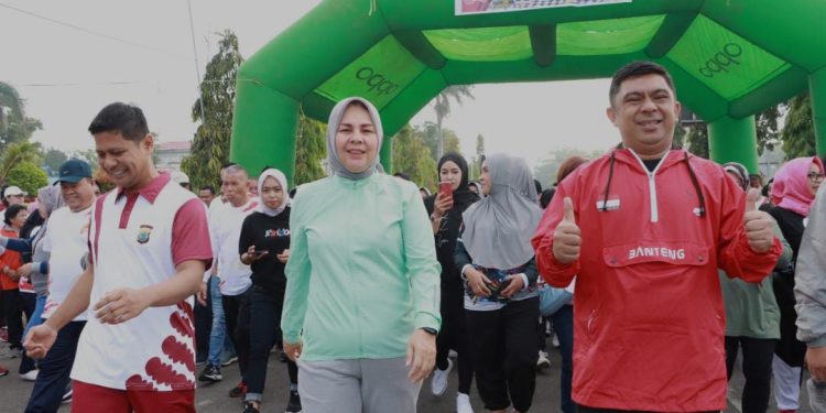 HUT Bayangkara ke-76, Ketua DPRD Kotamobagu Hadiri Running dan Fun Bike