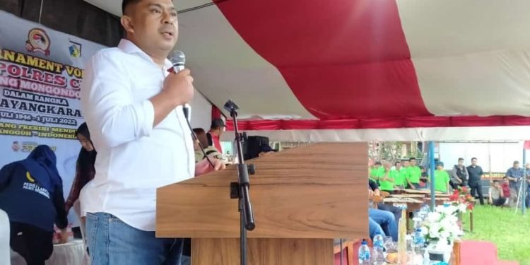 Ketua DPRD Kotamobagu Buka Kejuaraan Bola Voli Kapolres Cup 2022