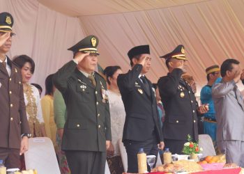 Bupati Sachrul Hadiri Upacara Peringatan HUT Bhayangkara ke-76