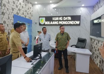 Monitoring, Ketua KIP Sulut Apresiasi Kreativitas Pengelolaan Informasi Diskominfo Bolmong