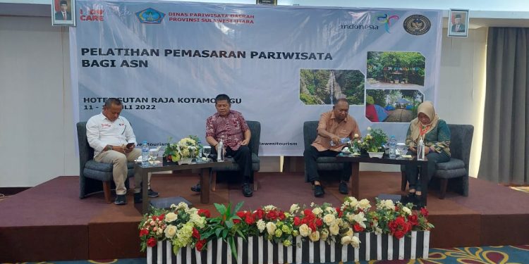 Diikuti Dispar se-Sulut, Nayodo Buka Pelatihan Pemasaran Pariwisata Bagi ASN