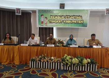 Didampingi Ketua TP PKK Bolmong, Bupati Limi Buka Kegiatan Rembuk Stunting
