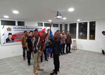 Resmi Dilantik, Haryono Nahkodai Pokja PWI Bolmong