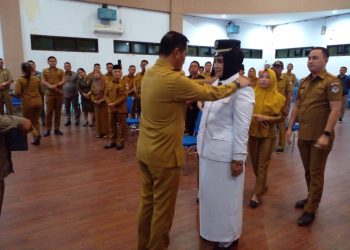 Dilantik Bupati Sachrul, Hamria Mamonto Jabat Pjs Sangadi Bongkudai