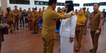 Dilantik Bupati Sachrul, Hamria Mamonto Jabat Pjs Sangadi Bongkudai