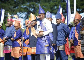 Bupati Sachrul Pimpin Upacara HUT Boltim ke-14