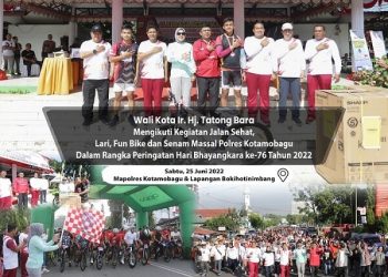 Wali Kota Tatong Bara Buka Rangkaian HUT Bayangkara ke 76