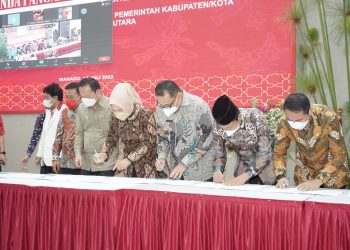 Limi Mokodompit Teken Nota Kesepakatan Badan Pembina Ideologi Pancasila