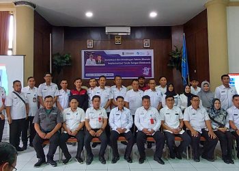 Didampingi Kadis Diskominfo, Sekda Bolmong Buka Kegiatan Sosialisasi dan Bimtek TTE