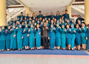 Bupati Limi Mokodompit Lantik Pengurus TP-PKK Bolmong Periode 2022-2027