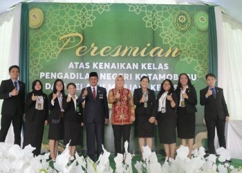 Wali Kota Hadiri Peresmian Pengadilan Negeri Kelas I B Kotamobagu