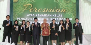 Wali Kota Hadiri Peresmian Pengadilan Negeri Kelas I B Kotamobagu